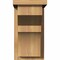 Ekena Millwork Monterey Smooth Corbel w/Backplate, Western Red Cedar, 7 1/2"W x 10"D x 14"H COR08X10X14MON01SWR - alternate 2